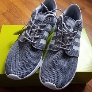 NWT Gray Adidas Cloudfoam QT Racer Shoes